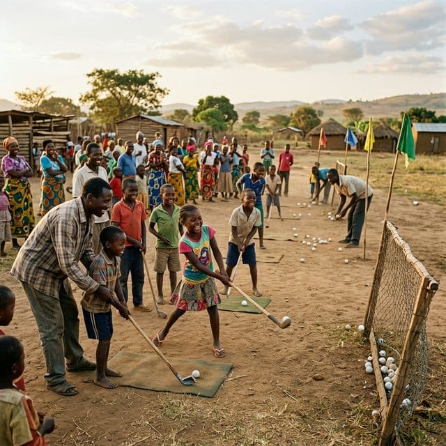 Golf course fairway and community impact